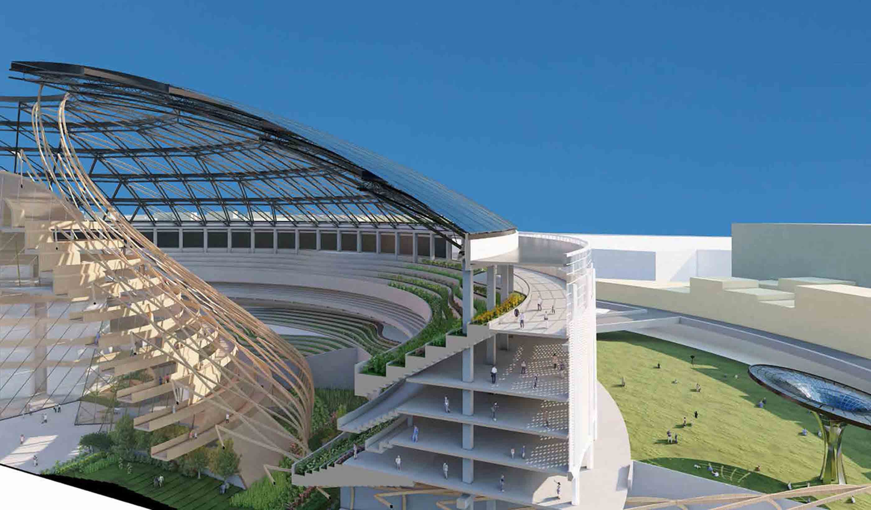 6 big net zero design ideas for a Houston Astrodome renovation