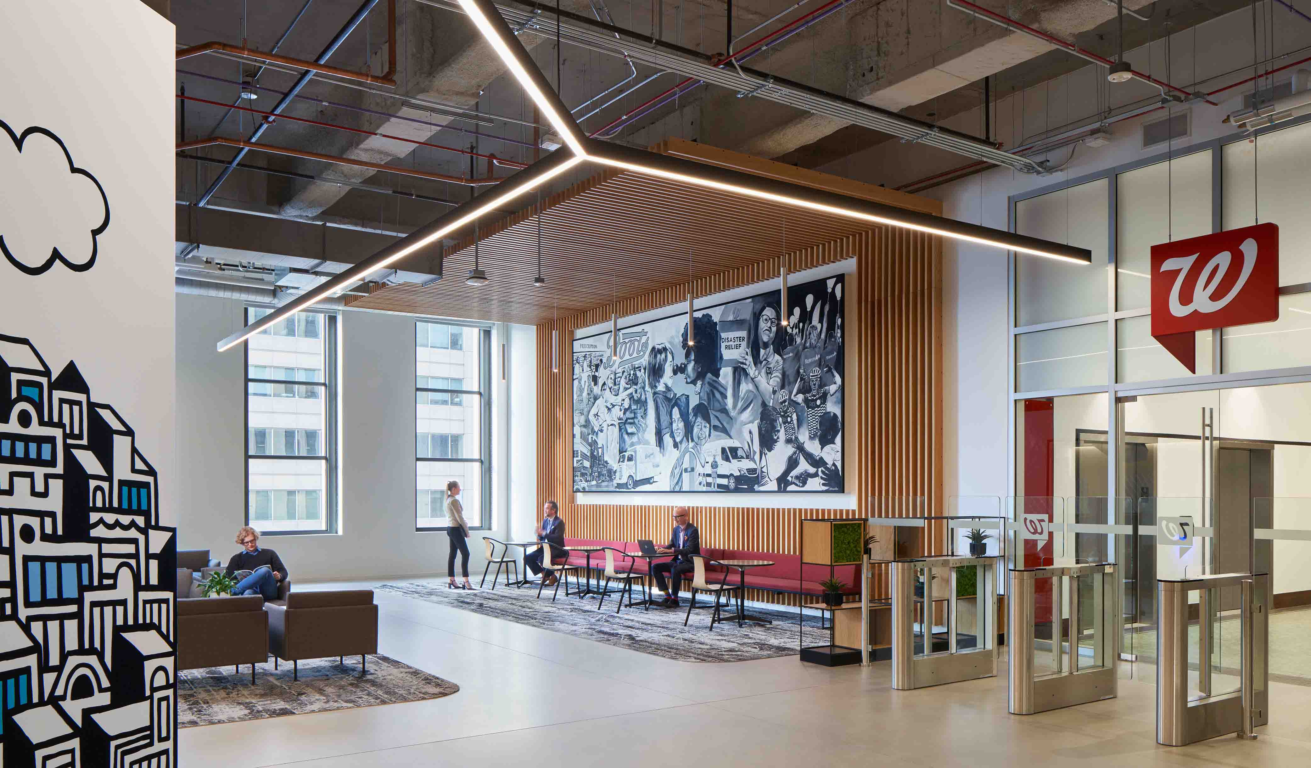 Stantec releases photos of new interior workspace for Walgreens at Old Post  Office