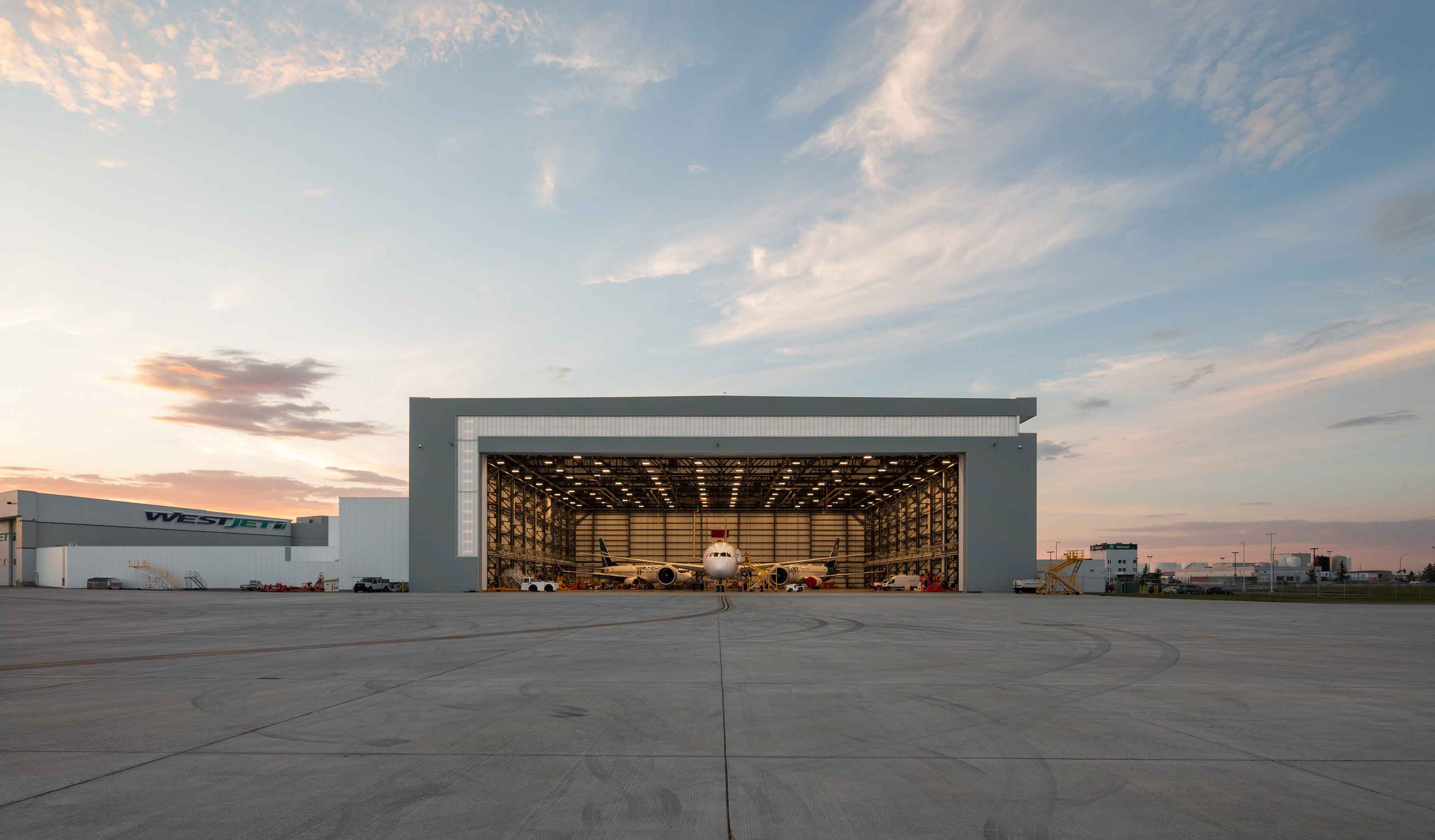 Westjet Wide Body Hangar, Calgary International Airport